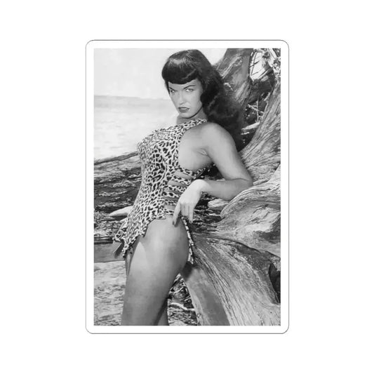 Bettie Page #465 (Vintage Female Icon) STICKER Vinyl Kiss-Cut Decal 2 Inch White - The Sticker Space