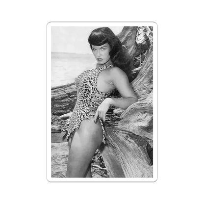 Bettie Page #465 (Vintage Female Icon) STICKER Vinyl Kiss-Cut Decal 6 Inch White - The Sticker Space