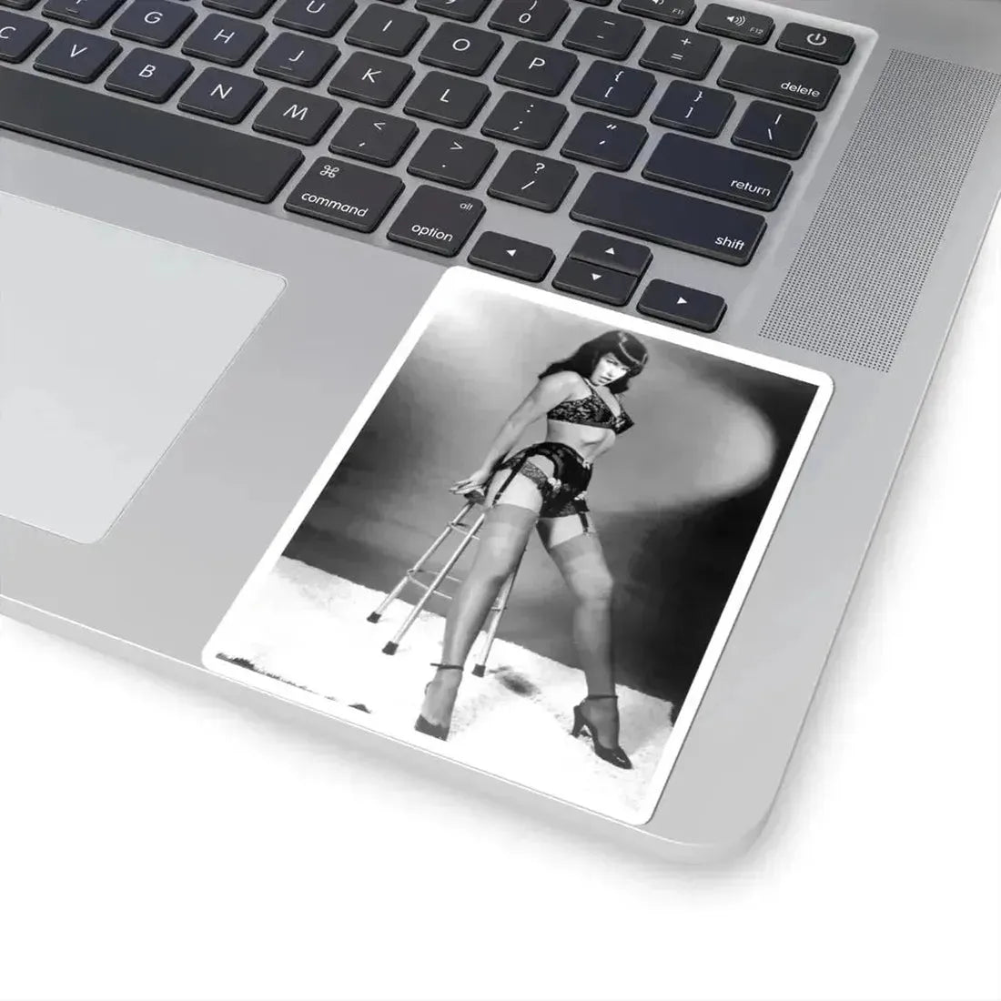 Bettie Page #467 (Vintage Female Icon) STICKER Vinyl Kiss-Cut Decal - The Sticker Space