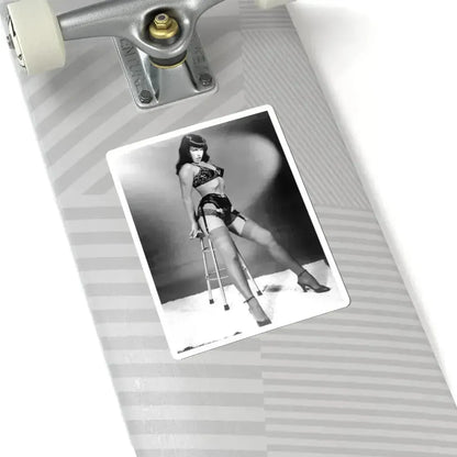 Bettie Page #467 (Vintage Female Icon) STICKER Vinyl Kiss-Cut Decal - The Sticker Space