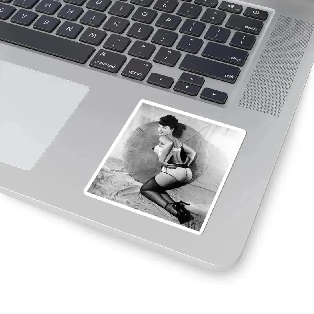 Bettie Page #468 (Vintage Female Icon) STICKER Vinyl Kiss-Cut Decal - The Sticker Space