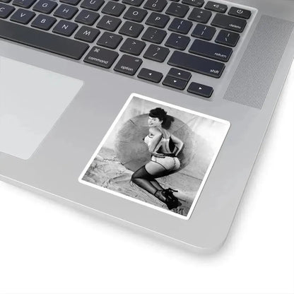 Bettie Page #468 (Vintage Female Icon) STICKER Vinyl Kiss-Cut Decal - The Sticker Space