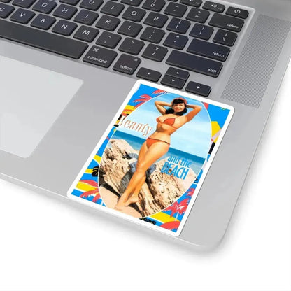 Bettie Page #477 (Vintage Female Icon) STICKER Vinyl Kiss-Cut Decal - The Sticker Space