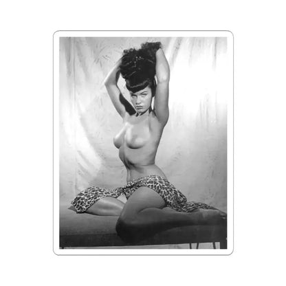 Bettie Page #478 (Vintage Female Icon) STICKER Vinyl Kiss-Cut Decal 2 Inch White - The Sticker Space