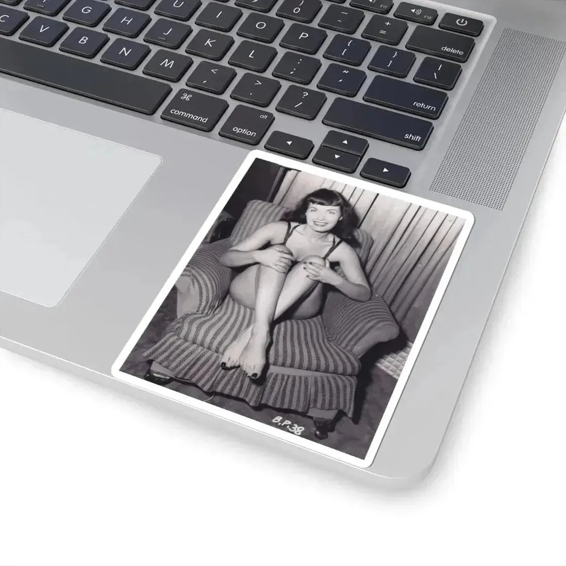 Bettie Page #498 (Vintage Female Icon) STICKER Vinyl Kiss-Cut Decal - The Sticker Space