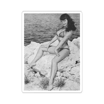 Bettie Page #499 (Vintage Female Icon) STICKER Vinyl Kiss-Cut Decal 6 Inch White - The Sticker Space