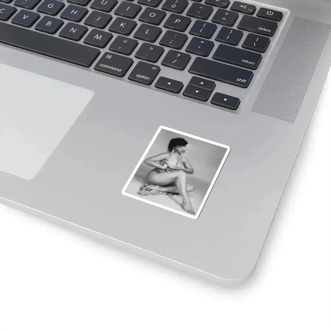 Bettie Page #500 (Vintage Female Icon) STICKER Vinyl Kiss-Cut Decal - The Sticker Space