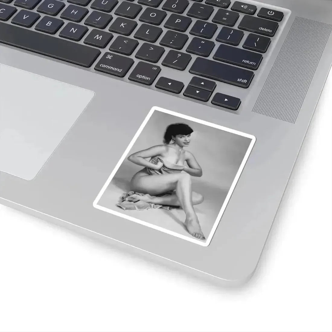 Bettie Page #500 (Vintage Female Icon) STICKER Vinyl Kiss-Cut Decal - The Sticker Space