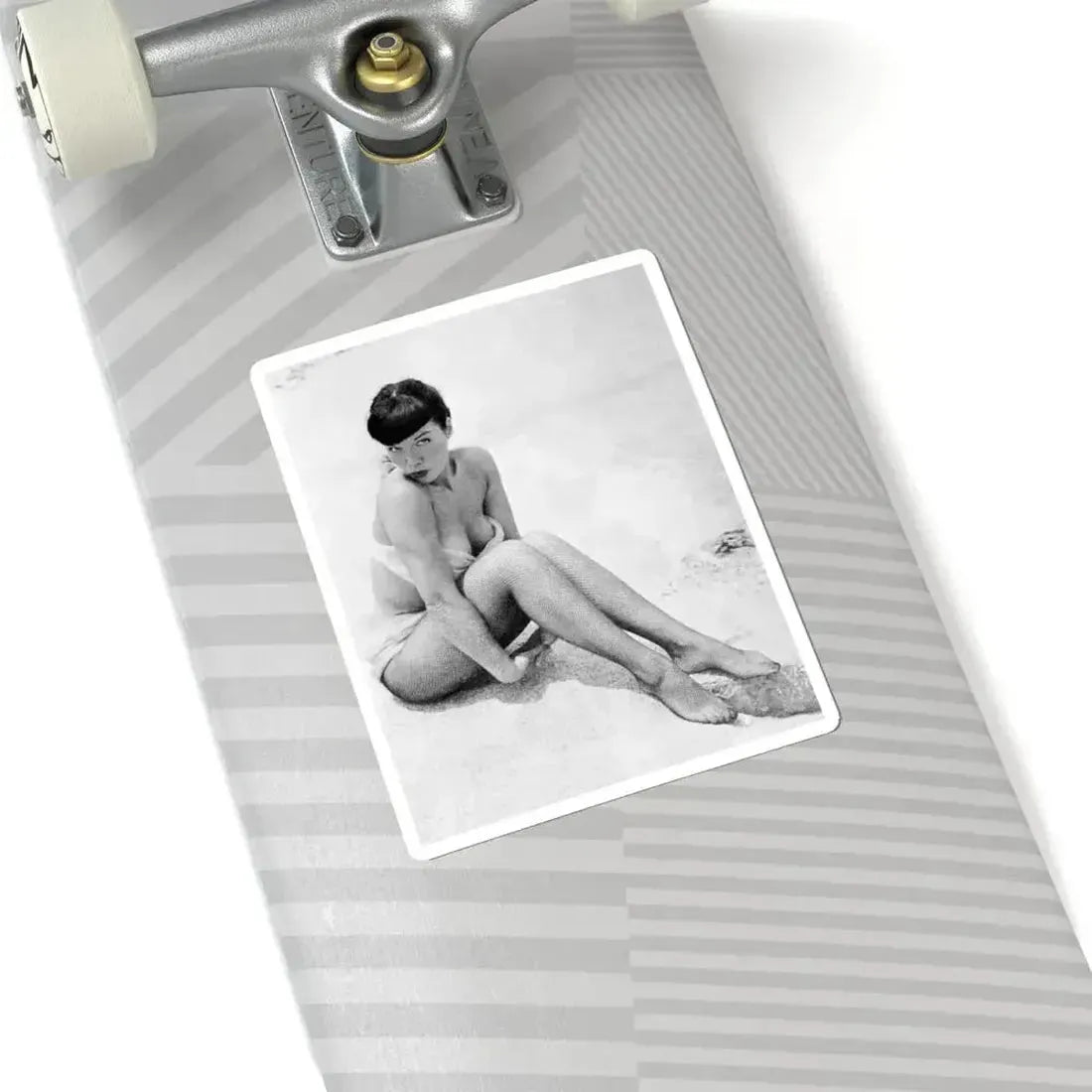 Bettie Page #513 (Vintage Female Icon) STICKER Vinyl Kiss-Cut Decal - The Sticker Space