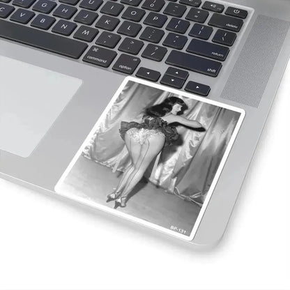 Bettie Page #52 (Vintage Female Icon) STICKER Vinyl Kiss-Cut Decal - The Sticker Space