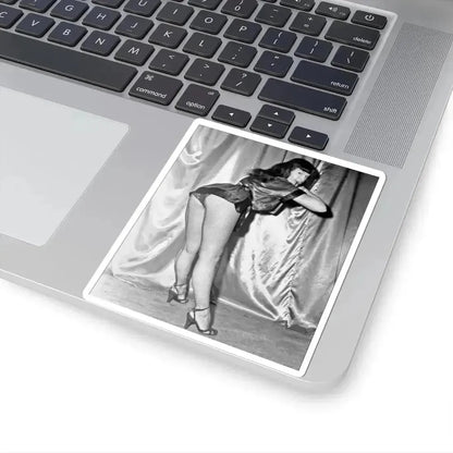 Bettie Page #53 (Vintage Female Icon) STICKER Vinyl Kiss-Cut Decal - The Sticker Space