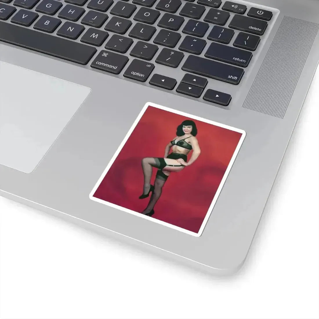 Bettie Page #54 (Vintage Female Icon) STICKER Vinyl Kiss-Cut Decal - The Sticker Space