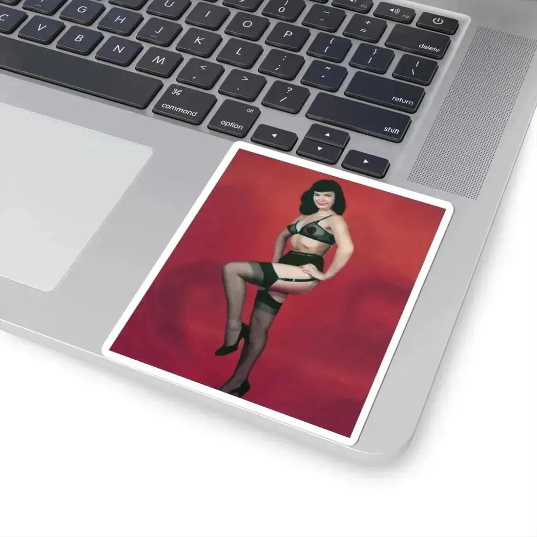 Bettie Page #54 (Vintage Female Icon) STICKER Vinyl Kiss-Cut Decal - The Sticker Space