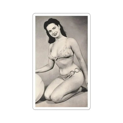 Bettie Page #564 (Vintage Female Icon) STICKER Vinyl Kiss-Cut Decal 4 Inch White - The Sticker Space