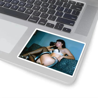 Bettie Page #566 (Vintage Female Icon) STICKER Vinyl Kiss-Cut Decal - The Sticker Space