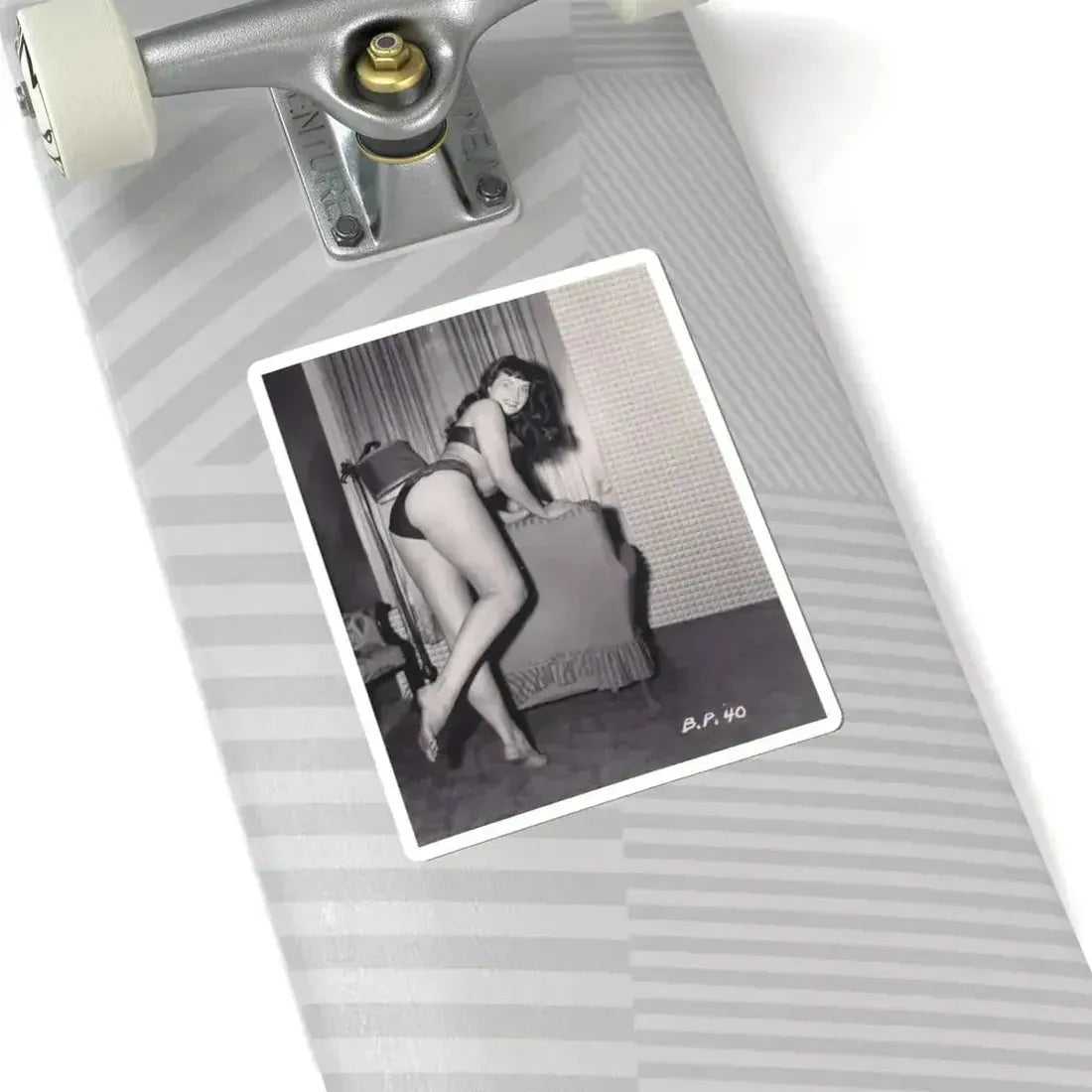 Bettie Page #569 (Vintage Female Icon) STICKER Vinyl Kiss-Cut Decal - The Sticker Space