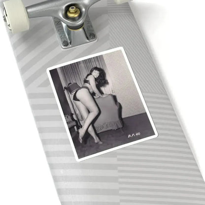 Bettie Page #569 (Vintage Female Icon) STICKER Vinyl Kiss-Cut Decal - The Sticker Space