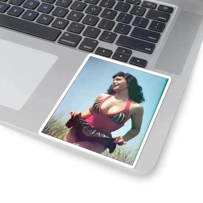 Bettie Page #57 (Vintage Female Icon) STICKER Vinyl Kiss-Cut Decal - The Sticker Space