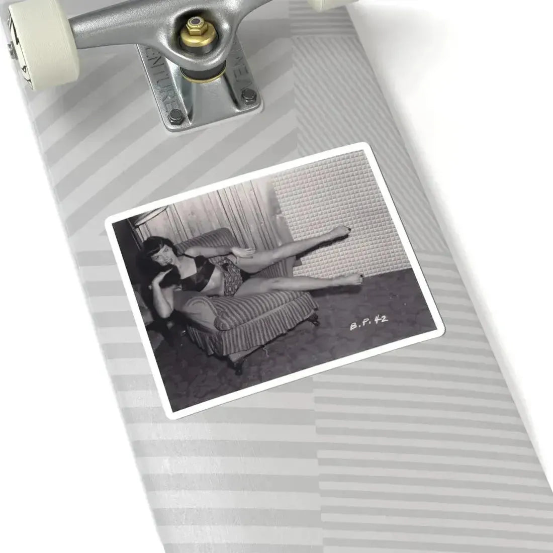Bettie Page #571 (Vintage Female Icon) STICKER Vinyl Kiss-Cut Decal - The Sticker Space