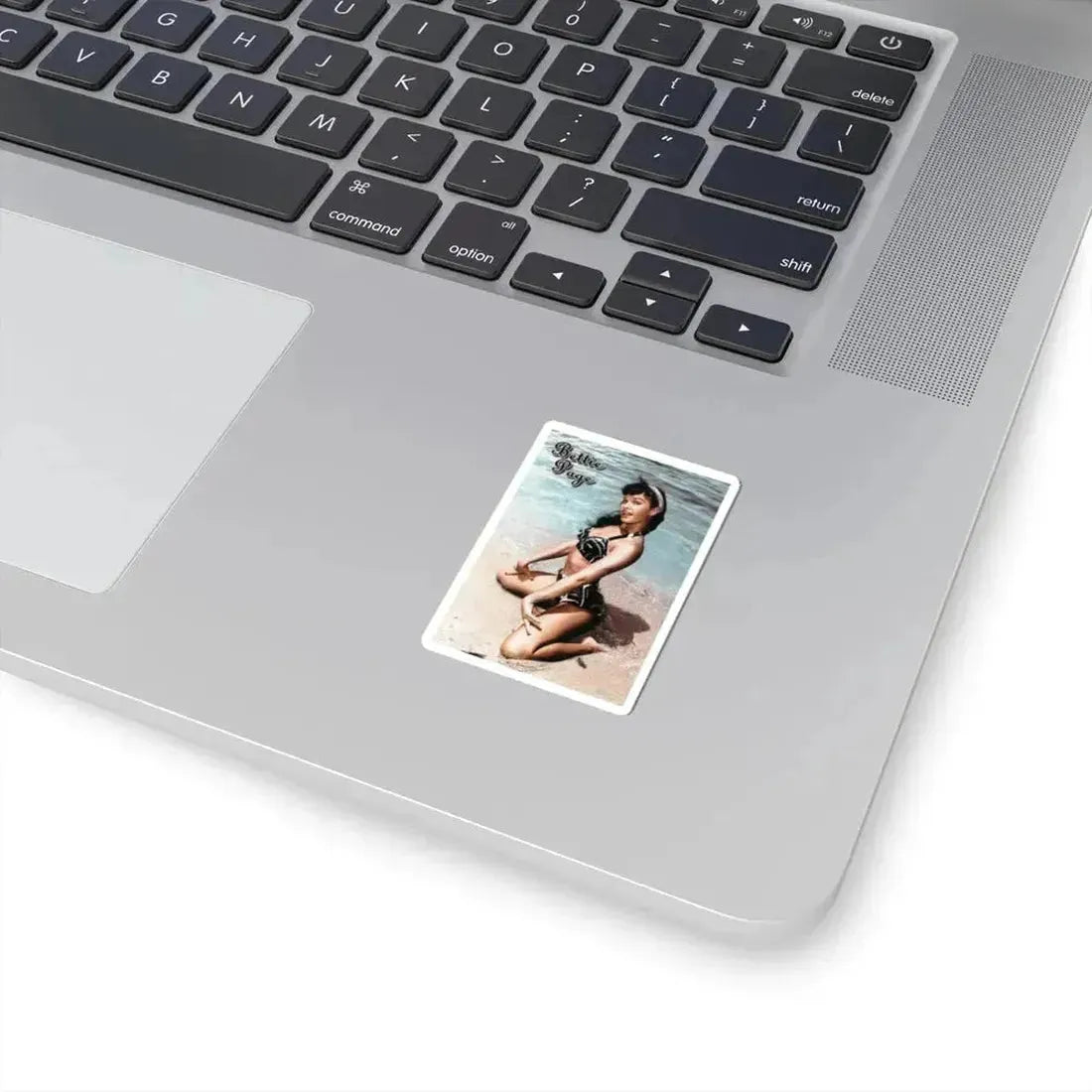 Bettie Page #574 (Vintage Female Icon) STICKER Vinyl Kiss-Cut Decal - The Sticker Space