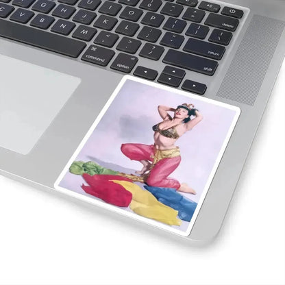 Bettie Page #58 (Vintage Female Icon) STICKER Vinyl Kiss-Cut Decal - The Sticker Space