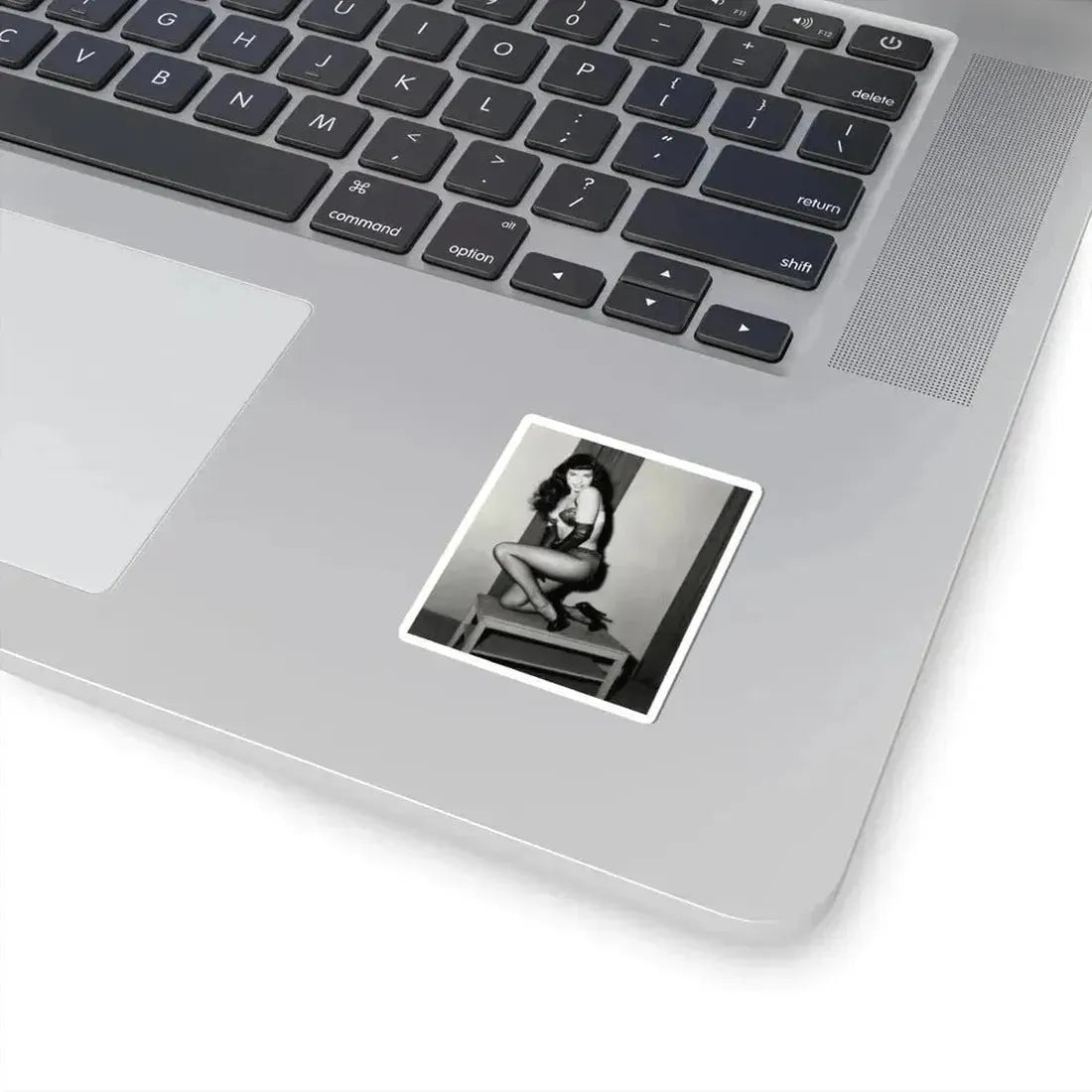 Bettie Page #586 (Vintage Female Icon) STICKER Vinyl Kiss-Cut Decal - The Sticker Space