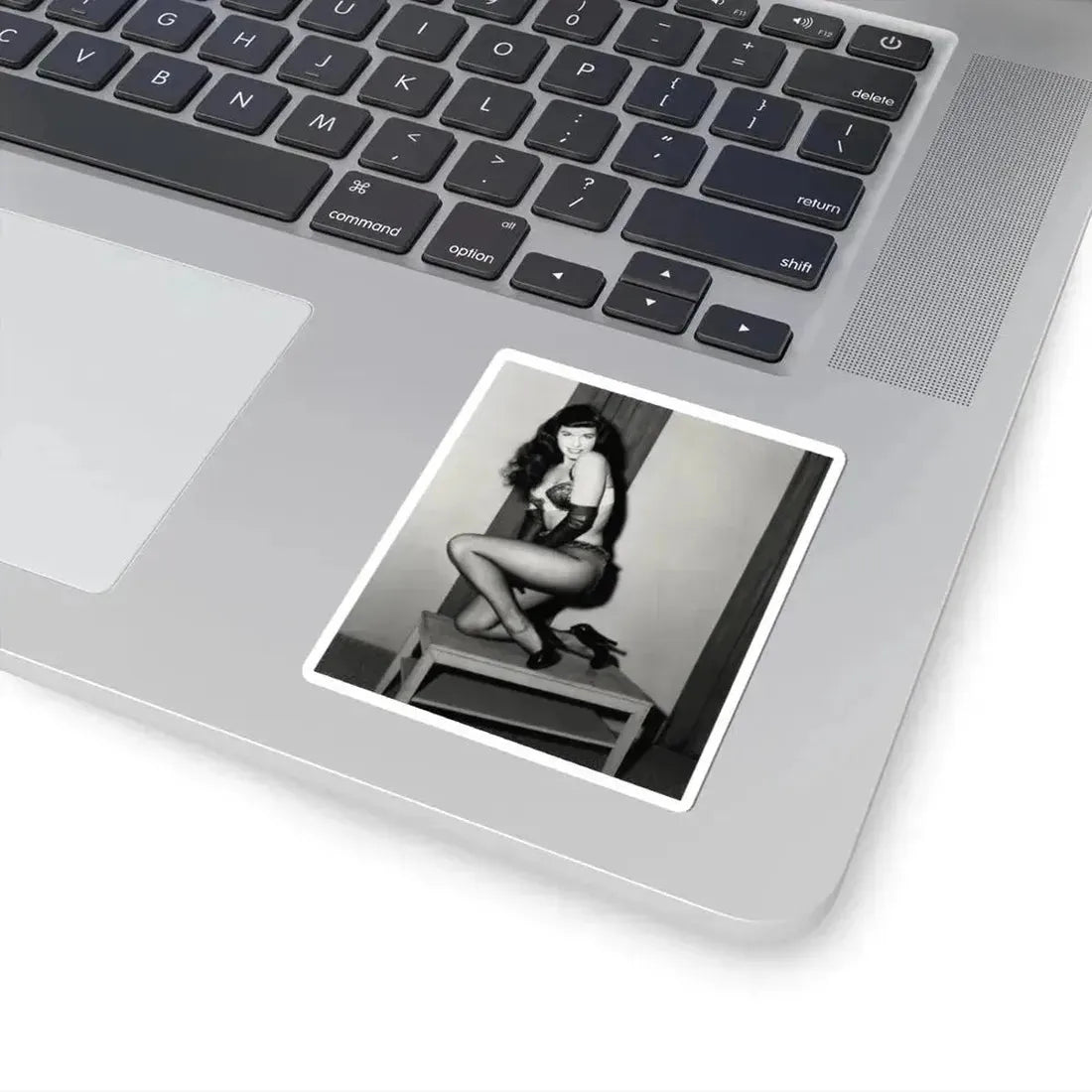 Bettie Page #586 (Vintage Female Icon) STICKER Vinyl Kiss-Cut Decal - The Sticker Space