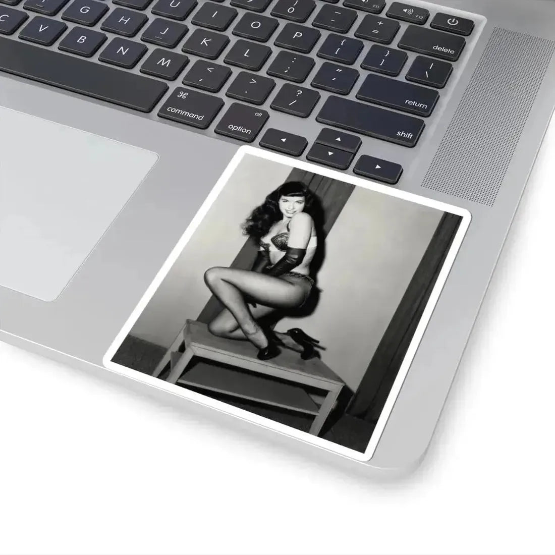 Bettie Page #586 (Vintage Female Icon) STICKER Vinyl Kiss-Cut Decal - The Sticker Space
