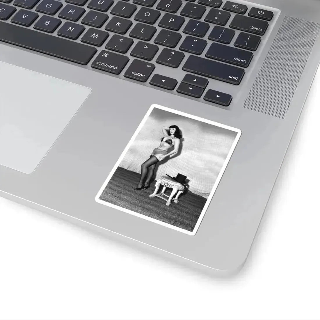 Bettie Page #587 (Vintage Female Icon) STICKER Vinyl Kiss-Cut Decal - The Sticker Space