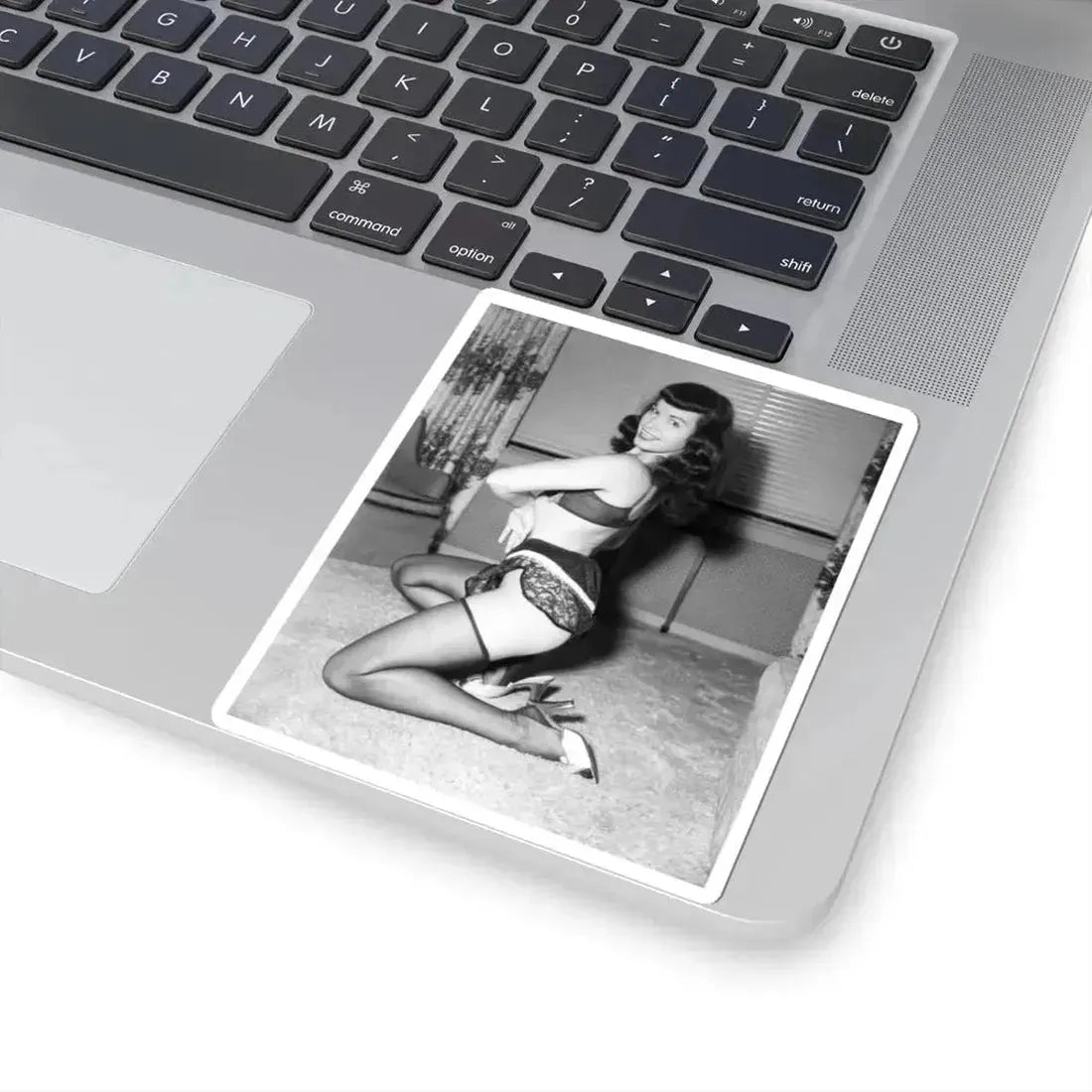Bettie Page #588 (Vintage Female Icon) STICKER Vinyl Kiss-Cut Decal - The Sticker Space