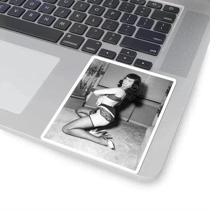 Bettie Page #588 (Vintage Female Icon) STICKER Vinyl Kiss-Cut Decal - The Sticker Space