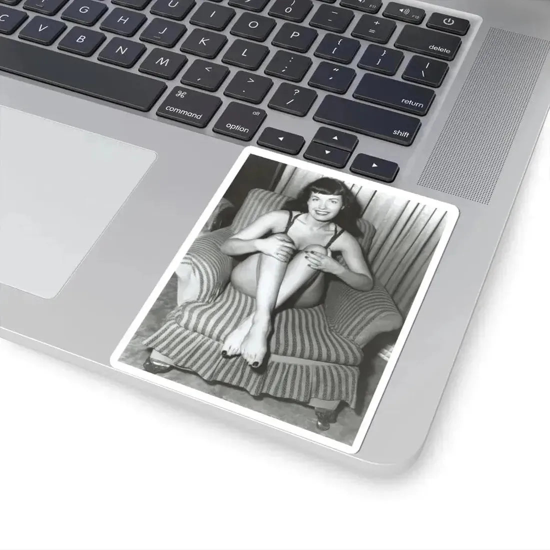 Bettie Page #589 (Vintage Female Icon) STICKER Vinyl Kiss-Cut Decal - The Sticker Space