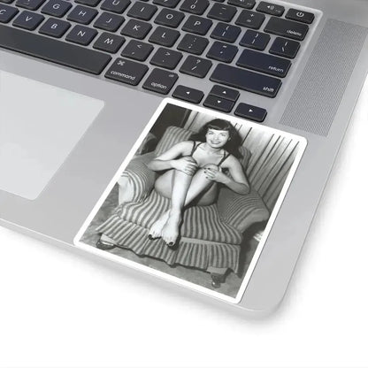 Bettie Page #589 (Vintage Female Icon) STICKER Vinyl Kiss-Cut Decal - The Sticker Space