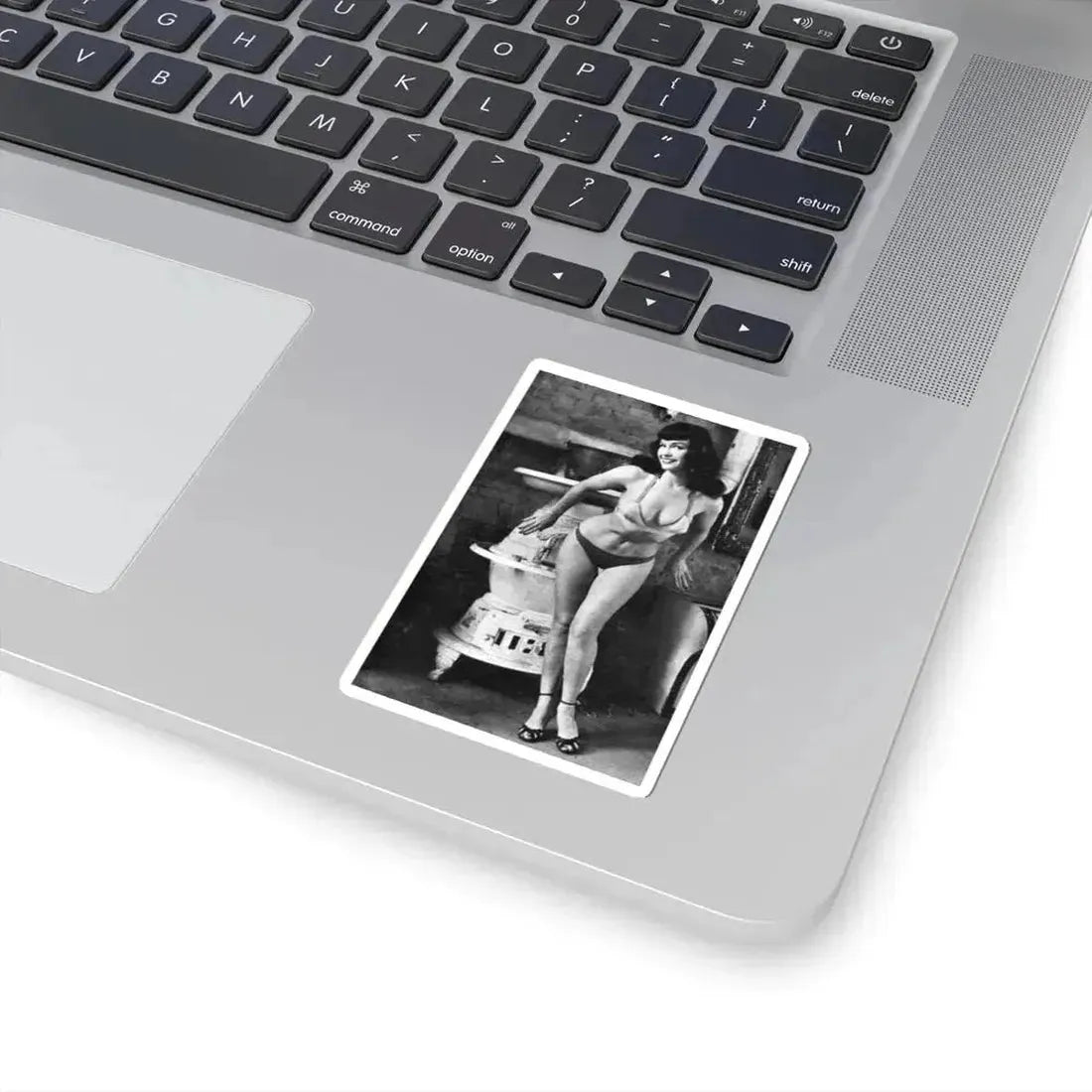 Bettie Page #590 (Vintage Female Icon) STICKER Vinyl Kiss-Cut Decal - The Sticker Space