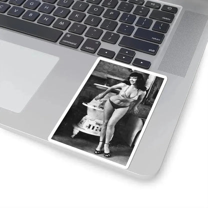 Bettie Page #590 (Vintage Female Icon) STICKER Vinyl Kiss-Cut Decal - The Sticker Space
