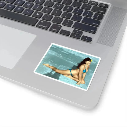 Bettie Page #591 (Vintage Female Icon) STICKER Vinyl Kiss-Cut Decal - The Sticker Space
