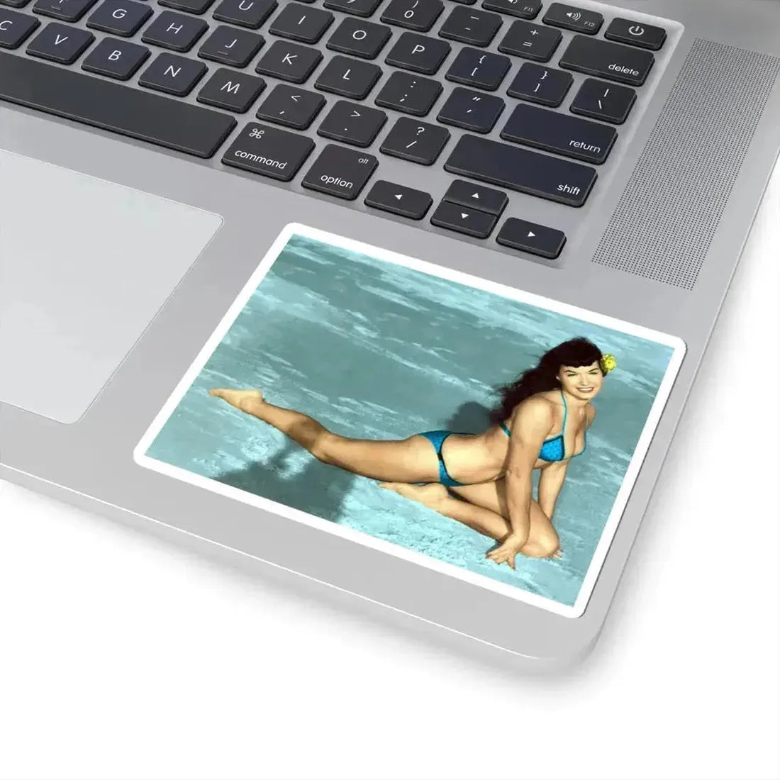 Bettie Page #591 (Vintage Female Icon) STICKER Vinyl Kiss-Cut Decal - The Sticker Space