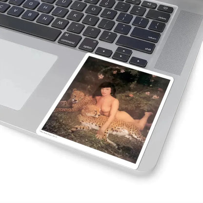 Bettie Page #594 (Vintage Female Icon) STICKER Vinyl Kiss-Cut Decal - The Sticker Space