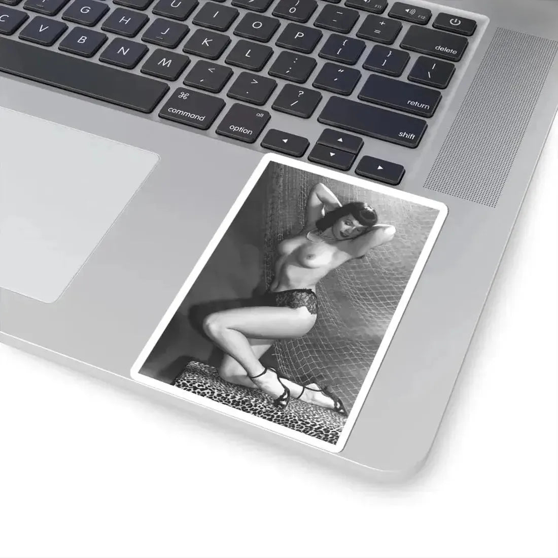 Bettie Page #598 (Vintage Female Icon) STICKER Vinyl Kiss-Cut Decal - The Sticker Space