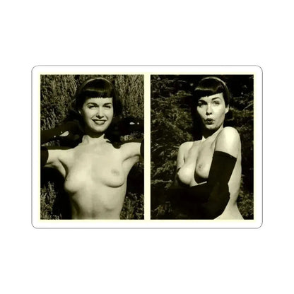 Bettie Page #599 (Vintage Female Icon) STICKER Vinyl Kiss-Cut Decal - The Sticker Space