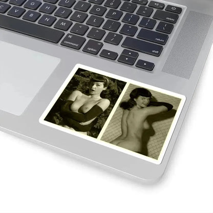 Bettie Page #600 (Vintage Female Icon) STICKER Vinyl Kiss-Cut Decal - The Sticker Space
