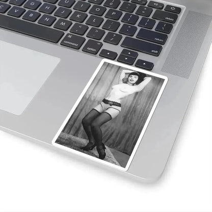 Bettie Page #601 (Vintage Female Icon) STICKER Vinyl Kiss-Cut Decal - The Sticker Space