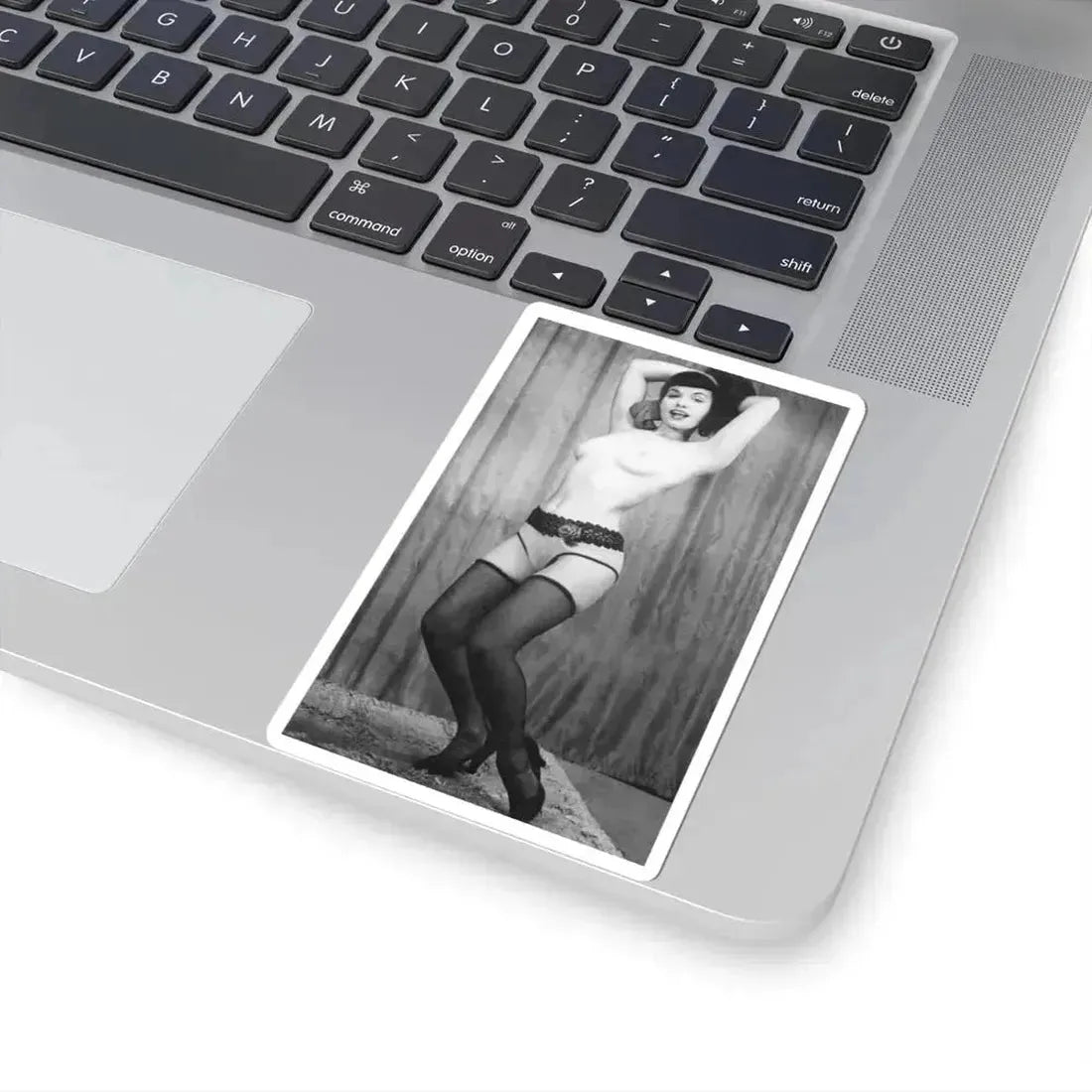 Bettie Page #601 (Vintage Female Icon) STICKER Vinyl Kiss-Cut Decal - The Sticker Space