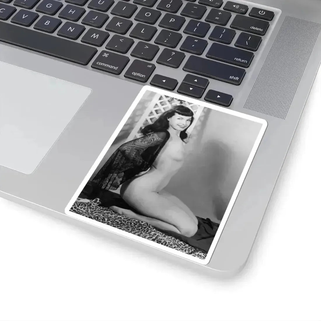 Bettie Page #604 (Vintage Female Icon) STICKER Vinyl Kiss-Cut Decal - The Sticker Space