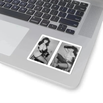 Bettie Page #606 (Vintage Female Icon) STICKER Vinyl Kiss-Cut Decal - The Sticker Space