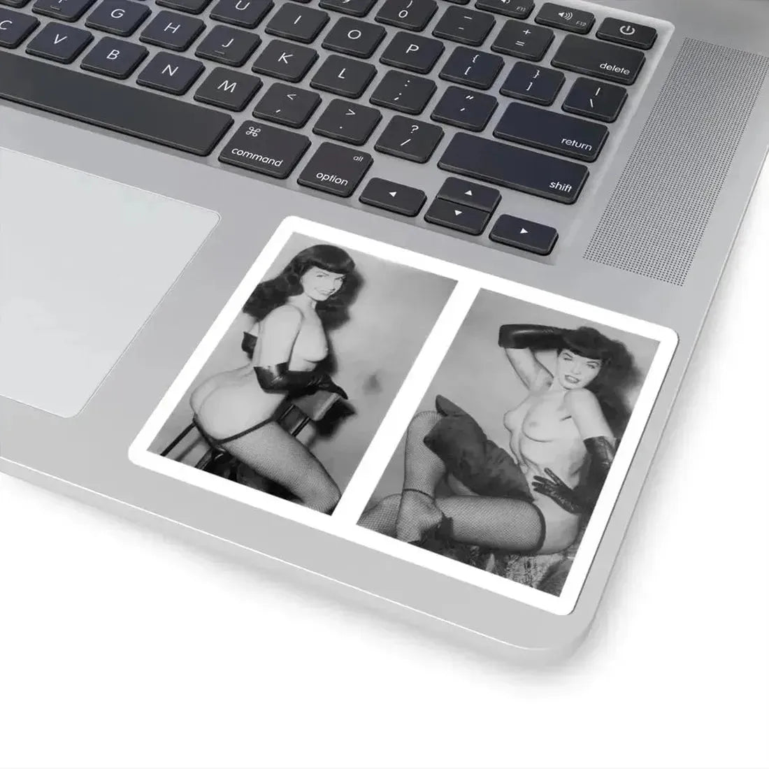 Bettie Page #606 (Vintage Female Icon) STICKER Vinyl Kiss-Cut Decal - The Sticker Space