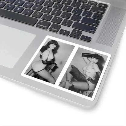 Bettie Page #606 (Vintage Female Icon) STICKER Vinyl Kiss-Cut Decal - The Sticker Space