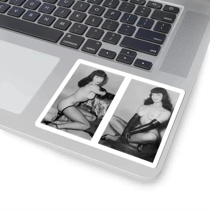 Bettie Page #607 (Vintage Female Icon) STICKER Vinyl Kiss-Cut Decal - The Sticker Space