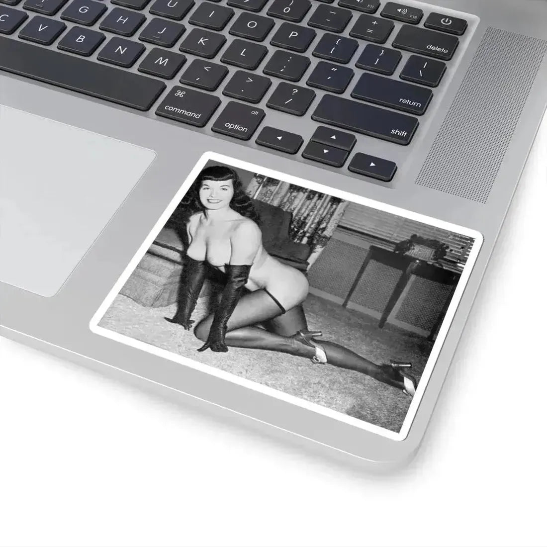 Bettie Page #608 (Vintage Female Icon) STICKER Vinyl Kiss-Cut Decal - The Sticker Space