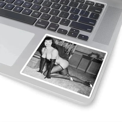 Bettie Page #608 (Vintage Female Icon) STICKER Vinyl Kiss-Cut Decal - The Sticker Space